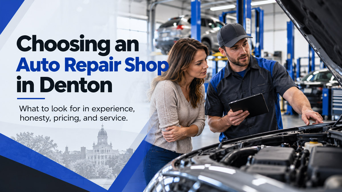 Choosing an Auto Repair Shop in Denton