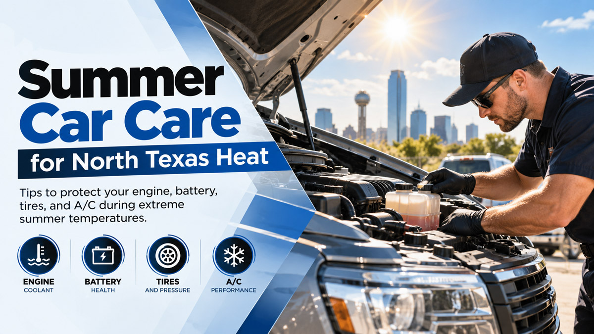 Summer Car Care for North Texas Heat